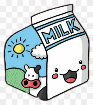 Süt Sticker - Happy Milk Clipart