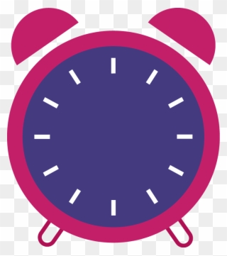 Free Online Clock Alarm Timing Red Vector For Design - Circle Clipart