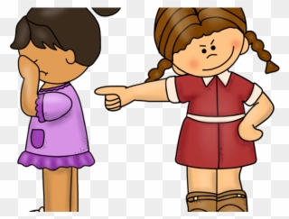 Girl Clipart Bully - Bullied Clipart - Png Download