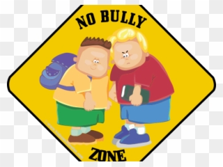 Matte Clipart Bullying - No Bullying Cartoon - Png Download
