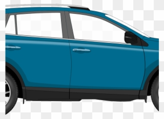 Blue Car Clipart Land Vehicle - Blue Car Png Icon Transparent Png