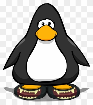 Snapper Slippers On A Player Card - Club Penguin Clipart