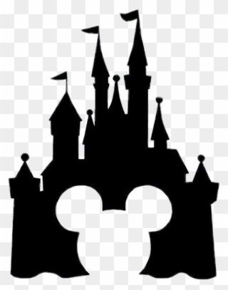 Disney Sticker - Disney Castle Silhouette Clipart