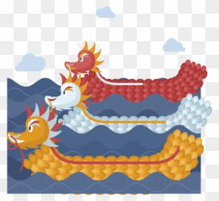 China Zongzi Dragon Boat Festival - Cartoon Clipart