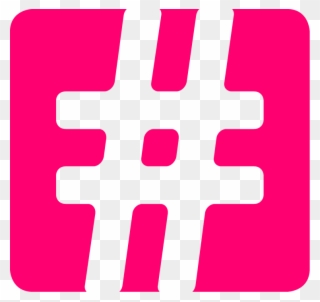 Weave Logo - Bubble Hashtag Clipart