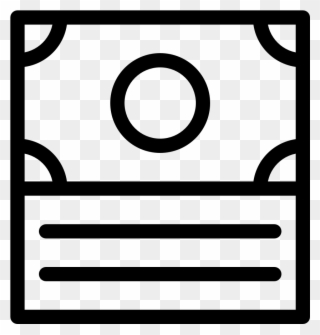 Money Note Stack Money Note Stack Money Note Stack - Cut Bill Icon Clipart