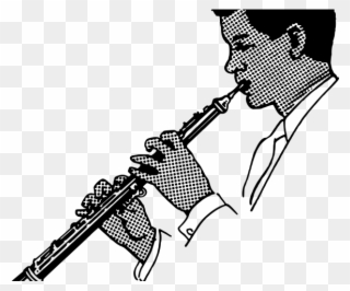 Trombone Clipart Oboe - Oboes Instrument Drawing - Png Download