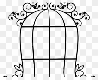Cage Clipart Fancy Bird - Birdcage - Png Download