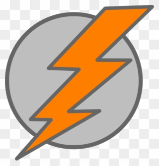 Thunder Bolt Plain Clip Art - Animated Gif Lightning Bolt Icon - Png Download