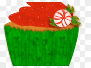 Cupcake Clipart Christmas - December Cupcake Clipart - Png Download