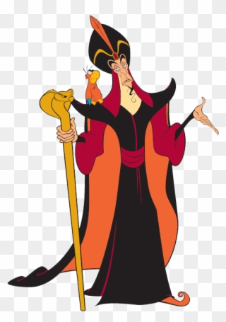 Snake And Staff Clipart - Jafar From Aladdin - Png Download