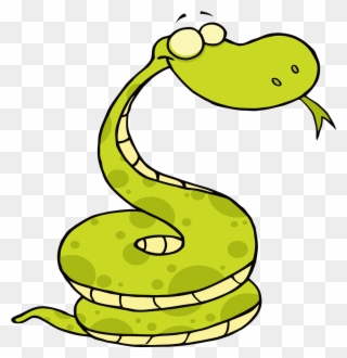 Snake Vipers Clip Art - Viper Cartoon - Png Download