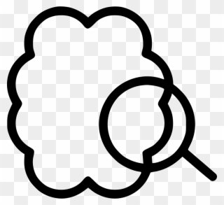 Think Idea Find Examine Brain Search Locate Comments - Question Brain Icon Clipart
