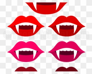Lips Clipart Vampire - Png Download