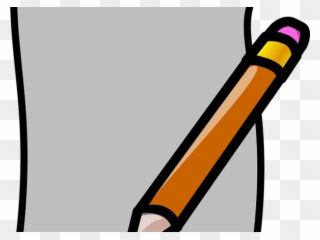 Pencil Clipart Papers - Pencil And Paper Png Transparent Png