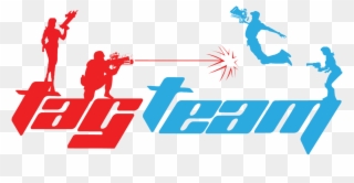 Tag Team Laser Tag Clipart