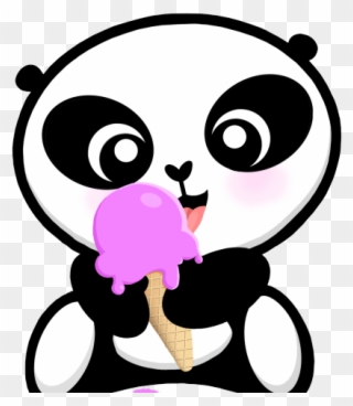 Panda Clipart Ice Cream - Happy Valentines Day Oso Panda - Png Download