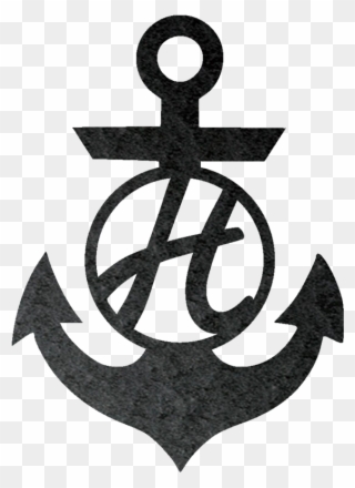 Anchor Customizable Steel Wall Sign - Anchor Stencil Clipart