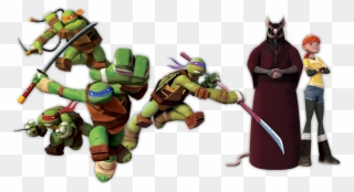 First Official Full Length - Teenage Mutant Ninja Turtles All Characters Clipart