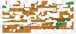Neo Green Hill Act 2 Tile Sheet - Sonic Green Hill Tiles Clipart