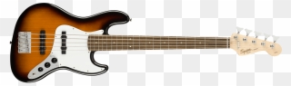 Squier By Fender Affinity Series Jazz Bass V Laurel - Fender Stratocaster Classic 60s Clipart