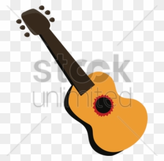 Acoustic Guitar Clipart Png Format - Mexican Guitar Illustration Transparent Png