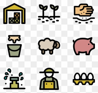 Farm Set - Board Game Icon Png Clipart