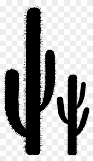 Cactus Silhouette - Saguaro Clipart
