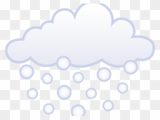 Snowfall Clipart Snow Effect - Cloud Snowing Clipart - Png Download