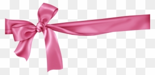 Pink Bow Ribbon - Moño De Regalo Verde Clipart
