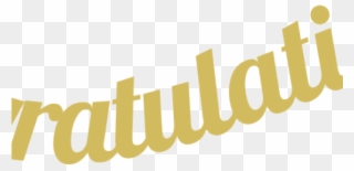 Ribbon Clipart Congratulation - Calligraphy - Png Download