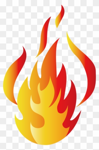 Cool Flame Transprent Free - Flame Cartoon Clipart
