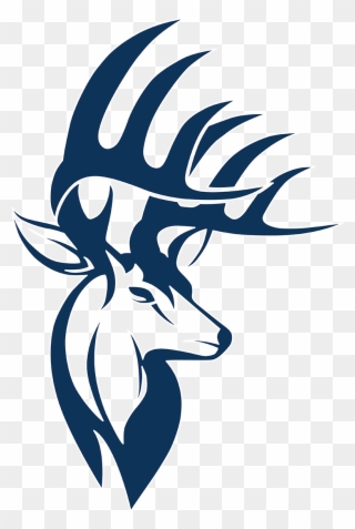Deer Horn Transparent Png & Svg Vector - Whitetail Deer Logo Clipart