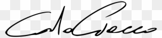 Carlo Cracco Firma - Firma Cracco Clipart