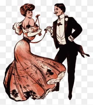 Medium Image - Victorian Couple Png Clipart