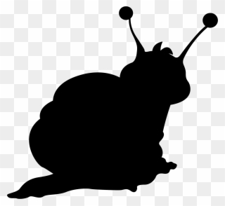 Snail Silhouette - Sitting Cat Silhouette Png Clipart