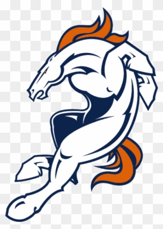 Denver Broncos Iron Ons - Denver Broncos Full Logo Clipart