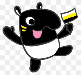 Kopiro Is A Malayan Tapir From Perak - Cartoon Clipart