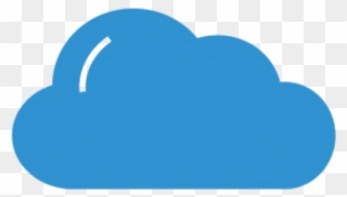 Cloud Server Clipart Light Blue Cloud - Heart - Png Download