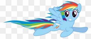 Rainbow Dash Flying Png File - My Little Pony Rainbow Dash Flying Clipart