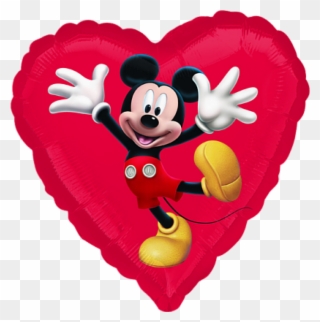 Mickey Mouse With Heart Clipart