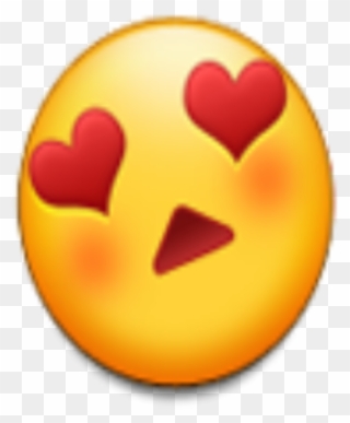 Hearteyes Sticker - Android Love Heart Eyes Emoji Clipart