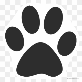 White Cat Paw Print Transparent - Cat Paw Png Clipart