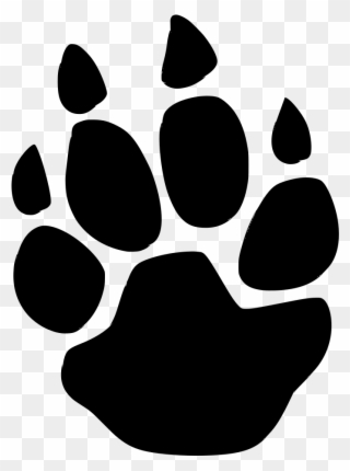 Download Png - Wolf Paw Print Png Clipart