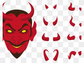 Demon Clipart Marshmallow - Devil Horn Png Transparent Png