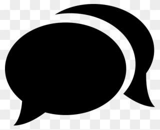 Chat Speech Bubbles Comments - Icono Bocadillo Png Clipart