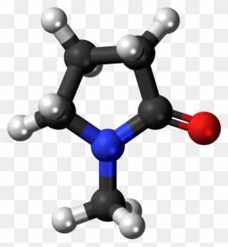 N-methylpyrrolidone Molecule Ball - N Methyl 2 Pyrrolidone Clipart