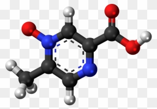 Acipimox Molecule Structure Transparent Image - Phthalic Anhydride 3d Clipart