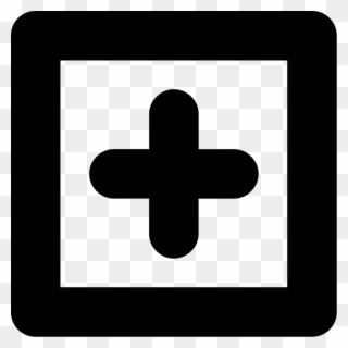 Plus Sign In A Square Outline Comments - 5.56 Bullet Patch 5.11 Clipart