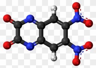 Dnqx Molecule Ball - 3d Benzene Clipart